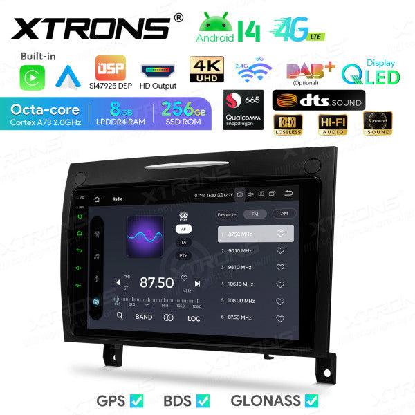 Mercedes SLK-Class R171 9" Android 14 4+64 GB Car Radio DSP Wireless CarPlay Android auto 4G WIFI IDP90M350