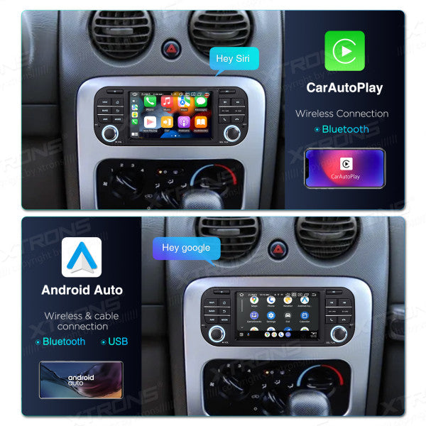 Jeep Dodge Chrysler 5" Android 14 Octa-core 4/64 GB Carplay Android auto wireless wifi GPS BT USB PX54WRJL