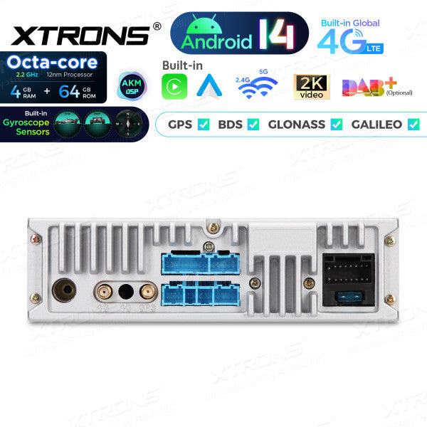 Fiat Grande Punto 2007-2012 6,1" Android 14 CarPlay Android Auto Radio RDS WIFI GPS BT PX64PTFLGS