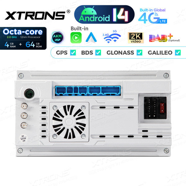 BMW E46 M3/ Rover 75/ MG ZT 7" Android 14 4/64gb octacore Car Radio DVD Player 4G DSP CarPlay Android Auto wireless PX7446BL