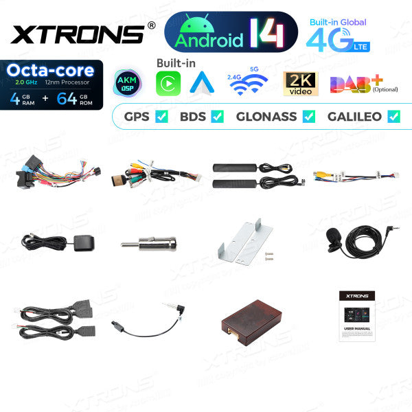BMW E46 M3/ Rover 75/ MG ZT 7" Android 14 4/64gb octacore Car Radio DVD Player 4G DSP CarPlay Android Auto wireless PX7446BL