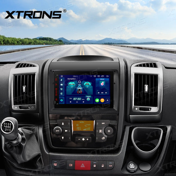 Fiat Ducato Android 14 7" 4+64 GB Octacore Carplay Android Auto wireless Wifi 4G DSP PX74DTFLGS
