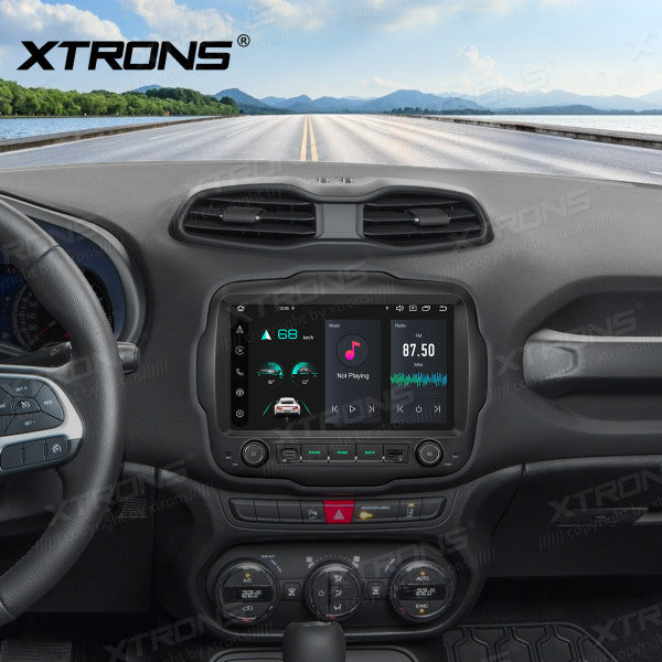 JEEP Renegade 2015-2021 9" Android 14 Octa Core 6/128 GB Car Player CarPlay Android Auto wireless DAB DSP WIFI 4G PXH94RGJLGS
