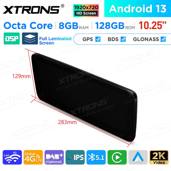 MERCEDES BENZ A-Class W176 CLA-Class C117 NGT 4.5 4.7 ( 2013-2015) 10.25'' Android 13 8 Core 8+128GB Car Radio For with 4G CarPlay QAM1245