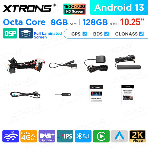 MERCEDES BENZ A-Class W176 CLA-Class C117 NGT 4.5 4.7 ( 2013-2015) 10.25'' Android 13 8 Core 8+128GB Car Radio For with 4G CarPlay QAM1245