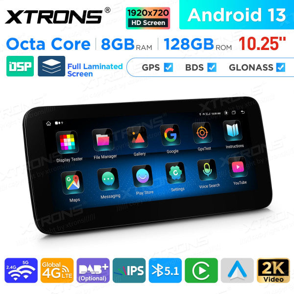 MERCEDES BENZ A-Class W176 CLA-Class C117 NGT 4.5 4.7 ( 2013-2015) 10.25'' Android 13 8 Core 8+128GB Car Radio For with 4G CarPlay QAM1245