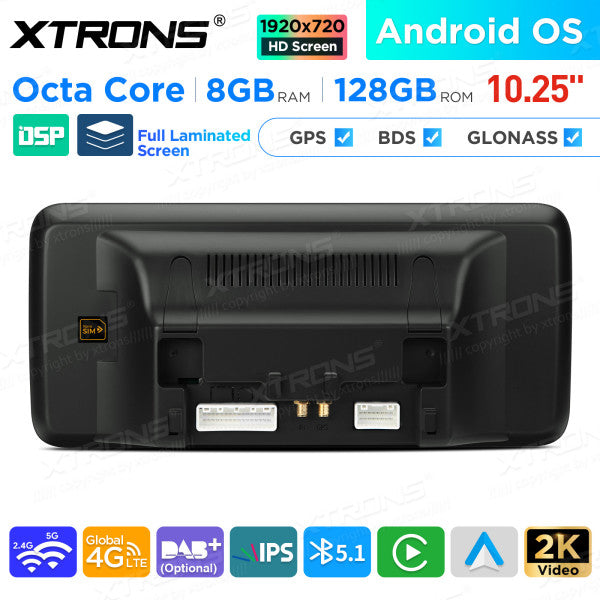 Mercedes W176 / C117 / X156 / W463 (2016-2018) 12.3" Android 14 Octa Core 8/128 GB Car Radio CarPlay 4G Android Auto DSP QAM1250M12C5
