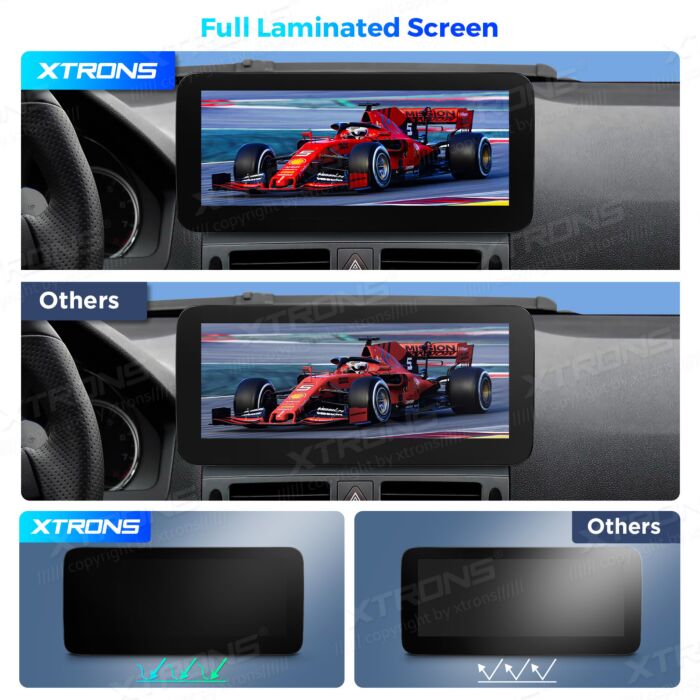 Autoradio Android da 10,25" per Mercedes-Benz Classe C | Apple CarPlay e Android Auto | QAMS1440M12C40