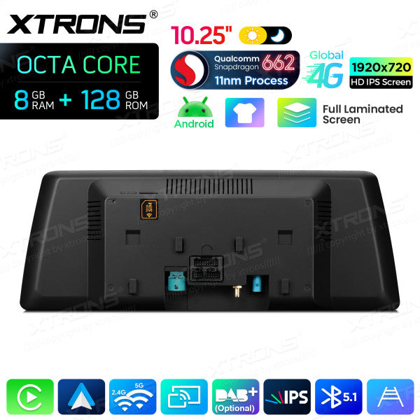 BMW 5 Series F10/ F11 CIC/ NBT 10,25'' Android OS Car Radio 8 Core 8-128 GB with 4G LTE CarPlay Android Auto DSP QBBH14CIB12FV