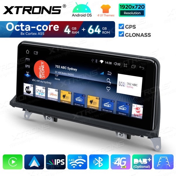 BMW X5 E70 X6 E71 CCC/CIC/NBT 10,25'' Android OS 8 Core 4+64GB 4G LTE CarPlay Android Auto DSP QDB10X5CC