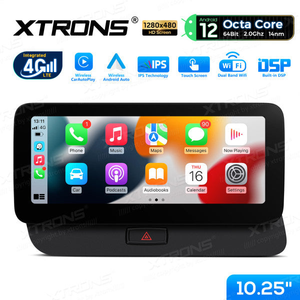 Audi Q5 2009-2016 10,25" Android 14 Wireless CarPlay Android Auto Radio Multimedia 4G DSP Navigatore QEA12UCA12Q5L