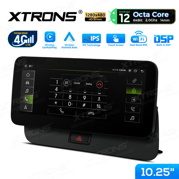 Audi Q5 2009-2016 10,25" Android 14 Wireless CarPlay Android Auto Radio Multimedia 4G DSP Navigatore QEA12UCA12Q5L