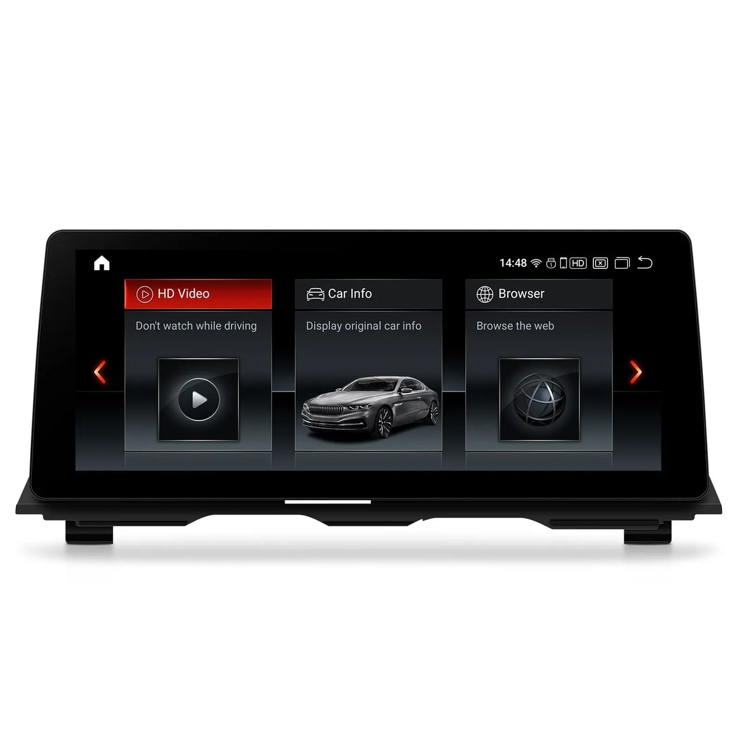 BMW 5 Series F10 / F11 NBT / 12,3" Carplay Android auto / Android e OEM / Qualcomm 680 / Octa Core / 8 GB di RAM e 128 GB di ROM / QGB23NB12FV