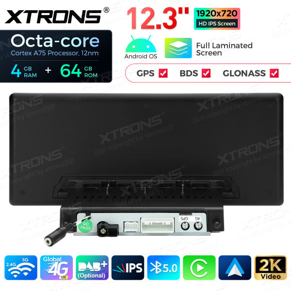 Audi A3 S3 RS3 2013-2018 MIB Android 13 Octa Core 4+64 GB 12,3" Carplay Android Auto wireless QLA23A3