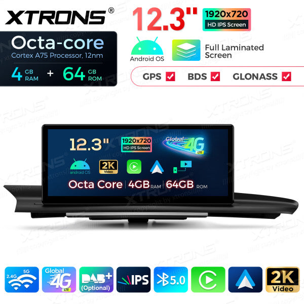 Audi A6 A7 RS6 RS7 S6 S7(C7) MMI 3G 3G+ ( 2012-2019) Android 13 12,3" Octa core 4/64 GB Wireless CarPlay Android Auto 4G QLA23A6L