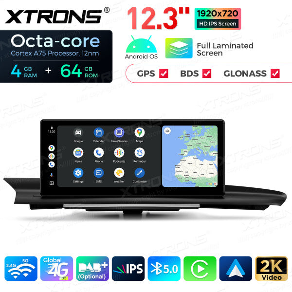 Audi A6 A7 RS6 RS7 S6 S7(C7) MMI 3G 3G+ ( 2012-2019) Android 13 12,3" Octa core 4/64 GB Wireless CarPlay Android Auto 4G QLA23A6L