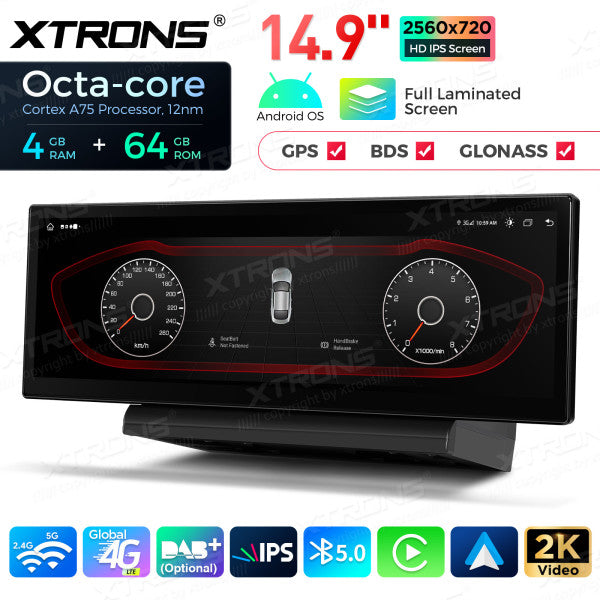 Audi A6 A7 RS6 RS7 S6 C7 S7 (2012-2018)con sistema MMI 3G / 3G+ / Android 13 Octa Core da 14,9 pollici 4+64 GB 4G LTE con schermo IPS 2K carplay android auto QLA42A6L
