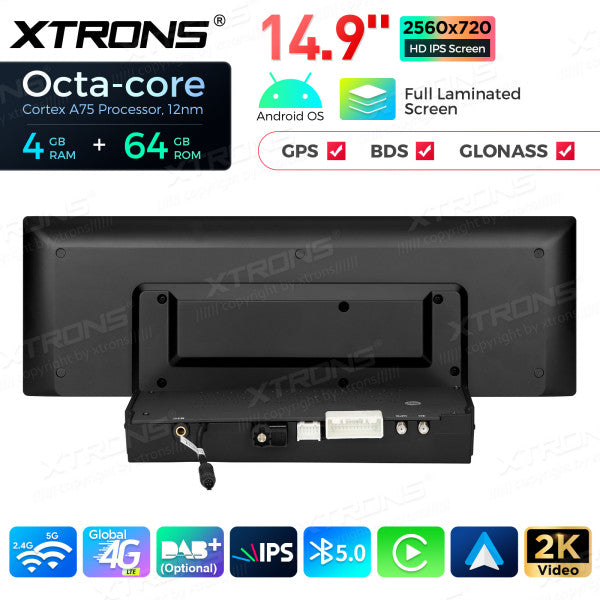 Audi A6 A7 RS6 RS7 S6 C7 S7 (2012-2018)con sistema MMI 3G / 3G+ / Android 13 Octa Core da 14,9 pollici 4+64 GB 4G LTE con schermo IPS 2K carplay android auto QLA42A6L