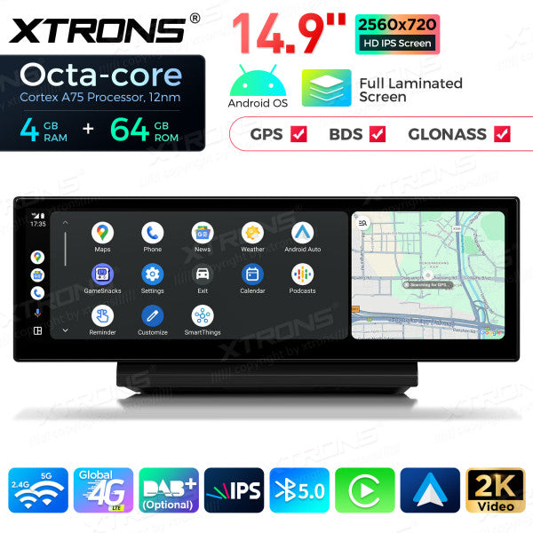 Audi A6 A7 RS6 RS7 S6 C7 S7 (2012-2018)con sistema MMI 3G / 3G+ / Android 13 Octa Core da 14,9 pollici 4+64 GB 4G LTE con schermo IPS 2K carplay android auto QLA42A6L