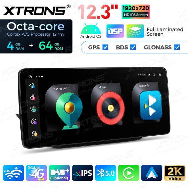 Mercedes B- W246 2016-2018 12,3'' NTG 5.0/5.1/5.2 Android 13 8 Core 8+128GB 4G CarPlay Android Auto WIFI QLM2250M12BL