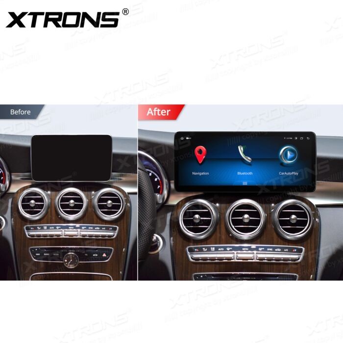 Autoradio Android da 12,3" per vari modelli Mercedes-Benz | Apple CarPlay e Android Auto | QLM2250M12C5