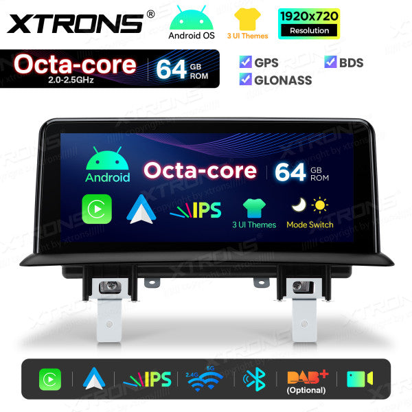 BMW Serie 1 E81/E82/E87/E88 SENZA MONITOR DI SERIE Android OS da 10,25" Carplay Android auto wireless 4G Octa Core 2GB/64 GB QTB1087UNL