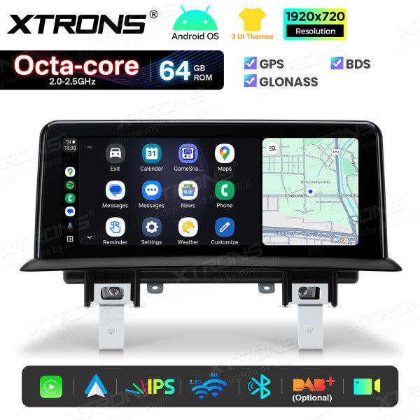 BMW Serie 1 E81/E82/E87/E88 SENZA MONITOR DI SERIE Android OS da 10,25" Carplay Android auto wireless 4G Octa Core 2GB/64 GB QTB1087UNL