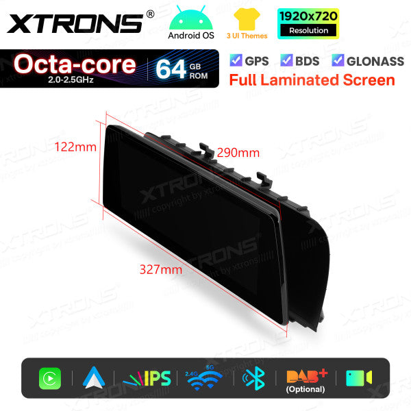 BMW 5 Series F10/ F11 CIC/ NBT 10,25'' Android OS Car Radio 8 Core 2+64GB with 4G LTE CarPlay Android Auto DSP QTB10FVCI