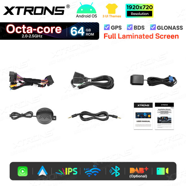 BMW 5 Series F10/ F11 CIC/ NBT 10,25'' Android OS Car Radio 8 Core 2+64GB with 4G LTE CarPlay Android Auto DSP QTB10FVCI