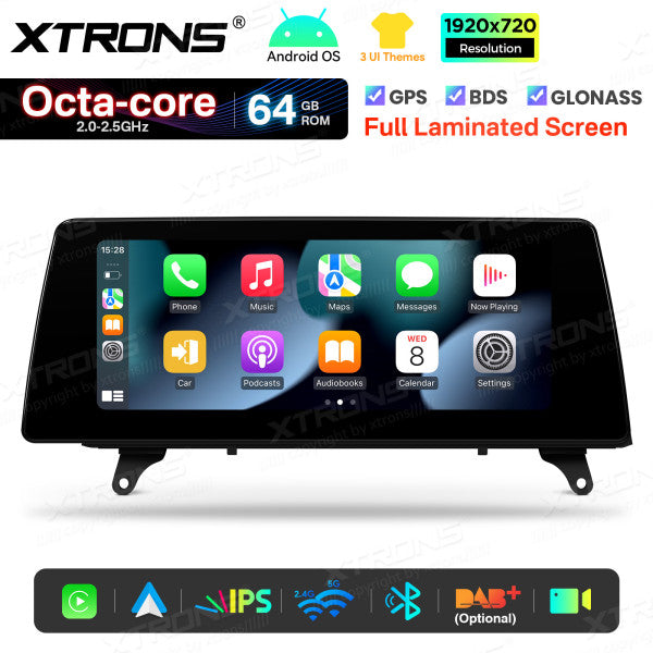 BMW X5 E70 X6 E71 CCC/CIC 10,25'' Android OS 8 Core 2+64GB 4G LTE CarPlay Android Auto DSP QTB10X5CCL