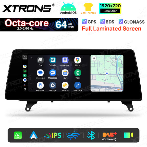 BMW X5 E70 X6 E71 CCC/CIC 10,25'' Android OS 8 Core 2+64GB 4G LTE CarPlay Android Auto DSP QTB10X5CCL