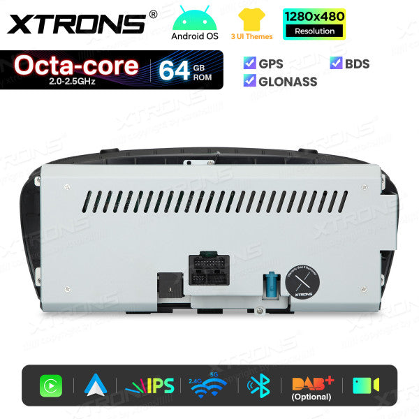 BMW 5 Series E60/61/62/63 CCC-CIC 8,8'' Android OS 8 Core 2+64GB Car Radio 4GLTE CarPlay Android Auto Wireless DSP QTB8060CC