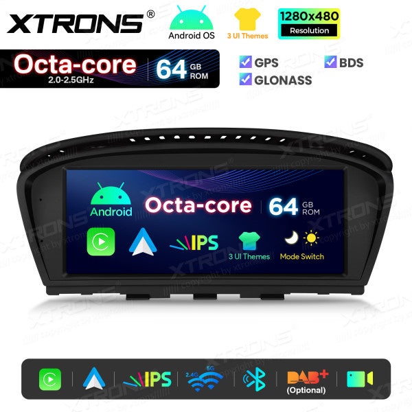 BMW 5 Series E60/61/62/63 CCC-CIC 8,8'' Android OS 8 Core 2+64GB Car Radio 4GLTE CarPlay Android Auto Wireless DSP QTB8060CC