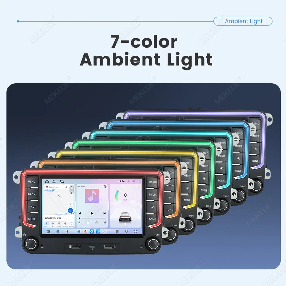 VW Volkswagen Passat B6 B7 Golf 5 6 Polo Skoda Jetta Android 15 Intelligent System Carplay /android auto wireless D0T1E32