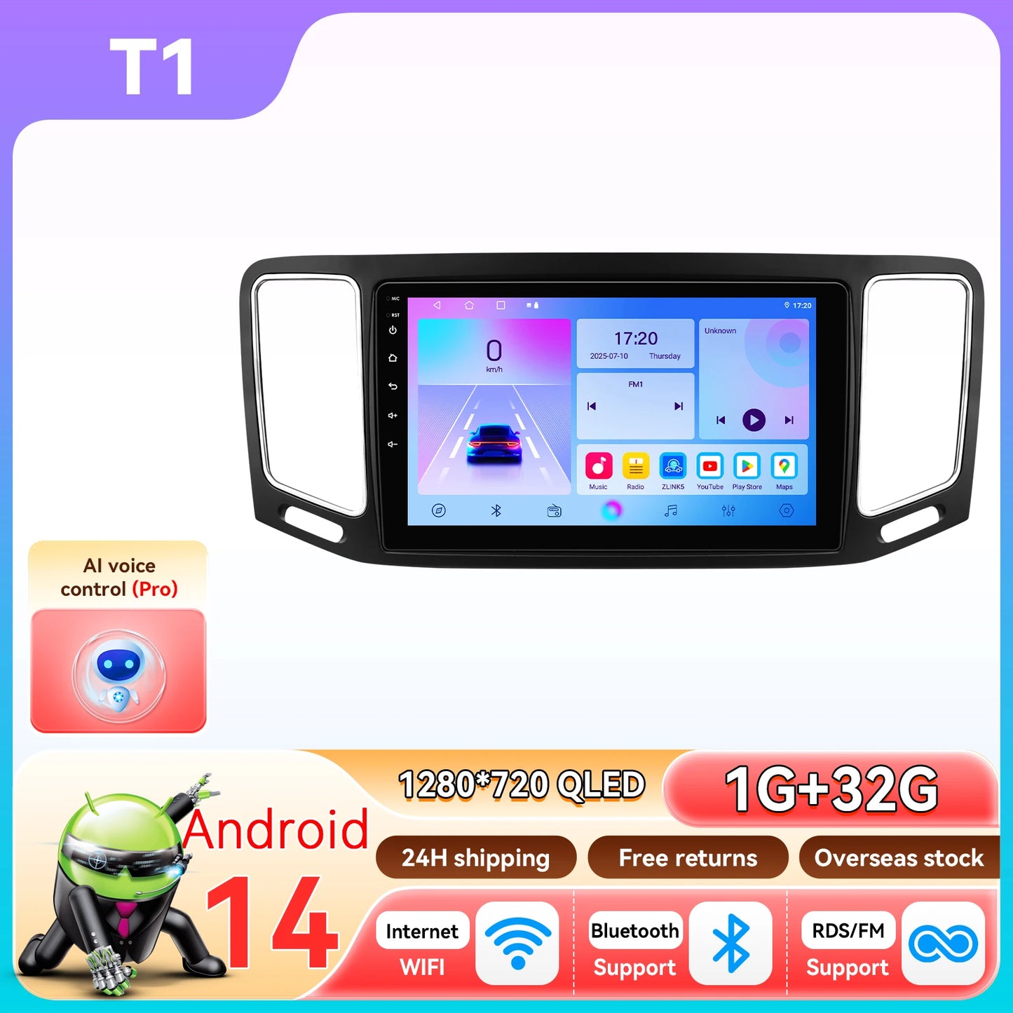 Volkswagen VW Sharan SEAT Alhambra 7N 2010-2022 Multimedia Player GPS Carplay Android auto wireless 4G WiFi Video AUTMJ9HF