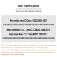 Mercedes Benz C-Class W203/CLC W203 CLK W209 9" Android 14 Carplay Android auto wireless wifi bt gps 4g AUTMENK8