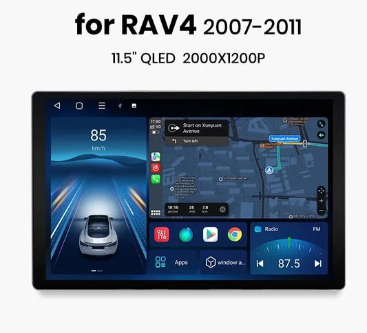 Toyota RAV4 2007-2011 X7 PRO 11.5“ 2K AI Voice Wireless CarPlay Android Auto GPS RDS WIFI BT Car Radio Multimedia AUTMTOYTRV4