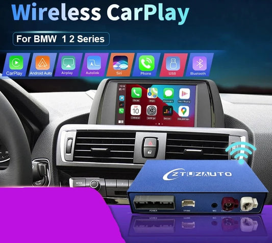 BMW Series 1 2 F20 F21 F22 F23 F45 2012-2020 Wireless CarPlay Android auto  Mirror Link AirPlay Autolink gps AUTMBMW1F2