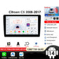 C5 2008 -2017 10,1" Android 14 Carplay Android auto wireless wifi bt gps 4g  AUTMTLBY