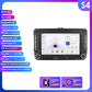 VW / Volkswagen Golf 5 6 Passat B7 B6 Skoda Seat Octavia Polo Tiguan Jetta 7" Android 14 Carplay Android auto wireless wifi bt gps 4g AUTM69U1