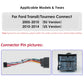 Ford Transit Tourneo Connect  2005 - 2014  9" Android 14 Carplay Android auto wireless wifi bt gps 4g  AUTMC11Z