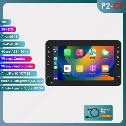 Alfa Romeo 159 Brera Spider 8" Android 14 Carplay Android auto wireless wifi bt gps 4g  AUTMS04A