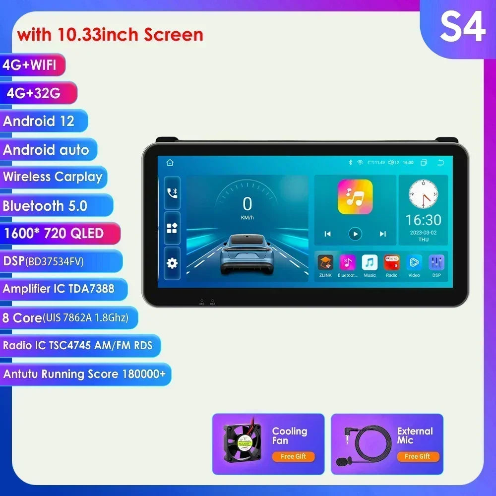Suzuki Grand Vitara 3 2005 - 2015 9" Android 14 Carplay Android auto wireless wifi bt gps 4g AUTMAVRG