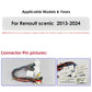 Renault Scenic 2013 - 2024 9,7" Android 14 Carplay Android auto wireless wifi bt gps 4g  AUTMXM05