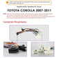 Toyota Corolla E140/150 2007 - 2011 9" Android 14 Carplay Android auto wireless wifi bt gps 4g   AUTMCRLTY