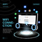 Autoradio 2Din 4+64G/6+128G Quadcore Lettore multimediale da 10,1'' con doppia manopola WIFI Carplay Android Auto Navigazione GPS AUTMUNICXZ