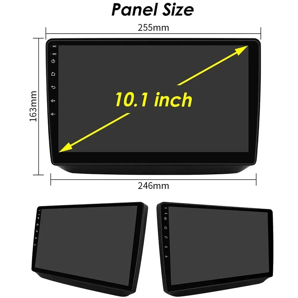 Skoda Fabia 2 2007 - 2014 10,1" Android 14 Carplay Android auto wireless wifi bt gps 4g  AUTMQ1FL