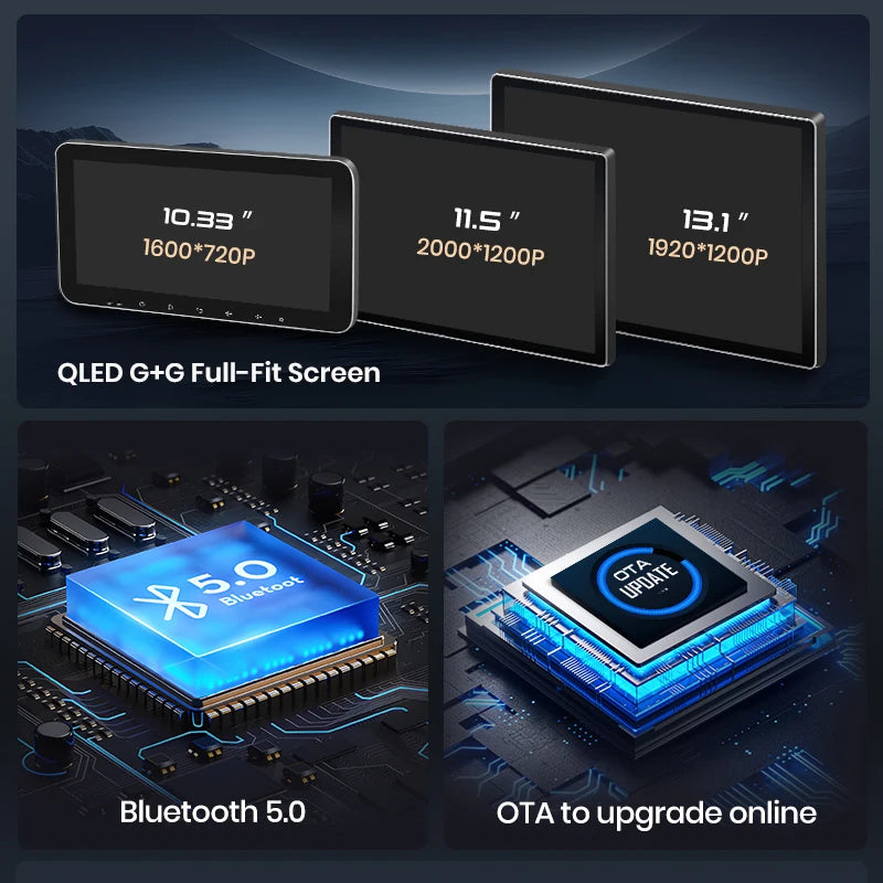 11,5" Cartablet android 12 universale CarPlay Android Auto Radio RDS WIFI GPS BT DSP 4G Car Multimedia autoradio AUTMXPRO11