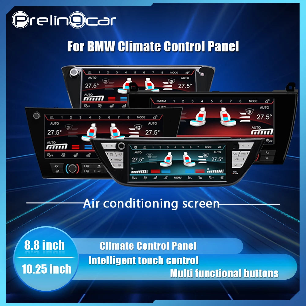BMW 1 2 3 4 5 6 Series GT X1 X5 X4 X4M M4 X3 X3M M3 2013-2020 Pannello di climatizzazione LCD e comandi  riscaldamento sedili AUTMLCDBM