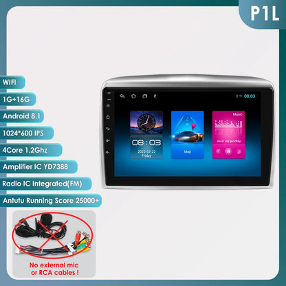 Lancia Ypsilon 2006 - 2011 9" Android Auto Car CarPlay WiFi 4G BT GPS  Multimedia AUTMLACY1